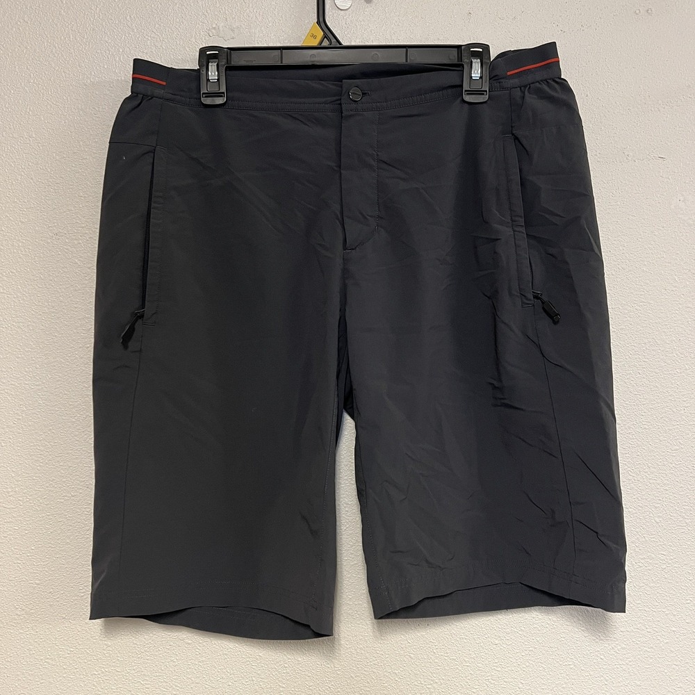 Adidas Terrex Liteflex Black Men's Hiking Shorts 38x9 Zipper Pockets EUC
